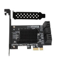 Jadeshay Card USB, 6-Port SATA 3.0 PCI Expansion Card Riser Card appropriate,3G 1.5G HDD