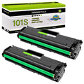 GREENCYCLE 2 Pack suitable for  MLT-D101S 101S Black Toner Cartridge Replacement with ML-2165 ML-2165W SCX-3400 SCX-3405W SCX-3405FW Printer