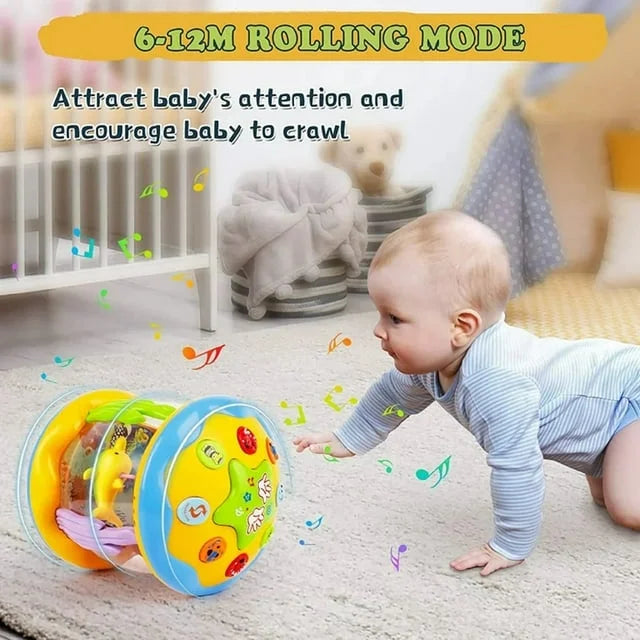 Baby Toys 6-12 Months, Ocean Projector Light Up Toys Musical Baby Toys for 12-24 Months Crawling Learning Tummy Time Infant Toys for 1 2 3 Year Old Toddlers Boys Girls Gifts