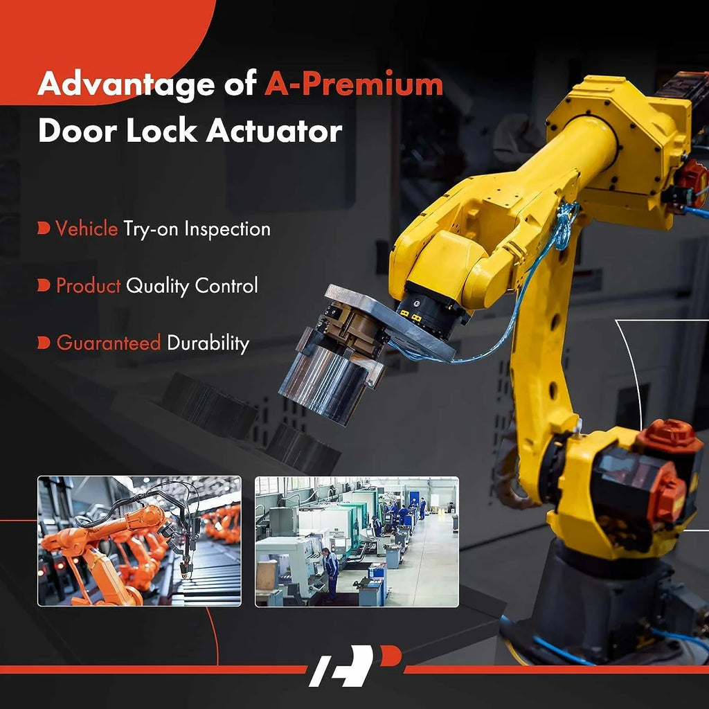 A-Premium Door Latch Lock Actuator suitable with Honda Vehicles - Pilot 2009 2010 2011 2012 2013 2014 2015 3.5L, Sport Utility - Rear Right Passenger Side, Replace# 72610SZAA02, 72121SZAA01ZA