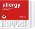 12X12x1 Air Filter MERV 11 Pleated HV Furne Air Filter, Allergy 6-Pk, Made In The