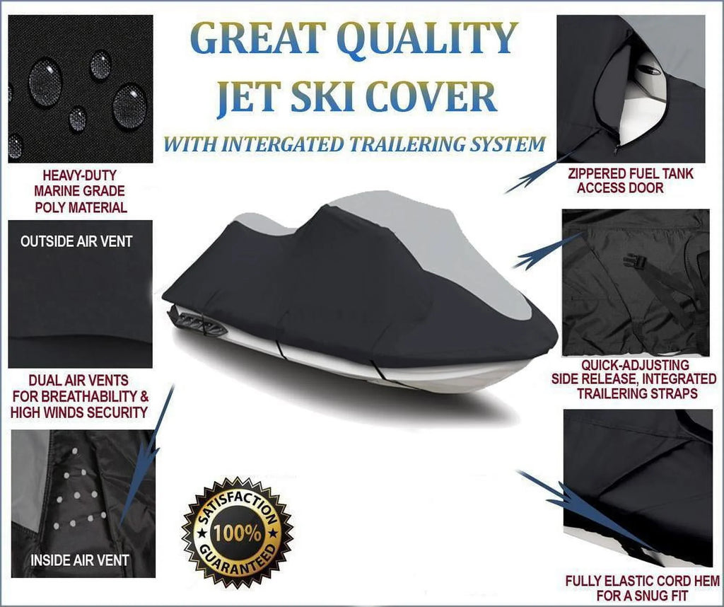 SUPER HEAVY-DUTY PWC 600D JET SKI wrap appropriate for Polaris Pro 785 Limited 2001 1-2 Seater