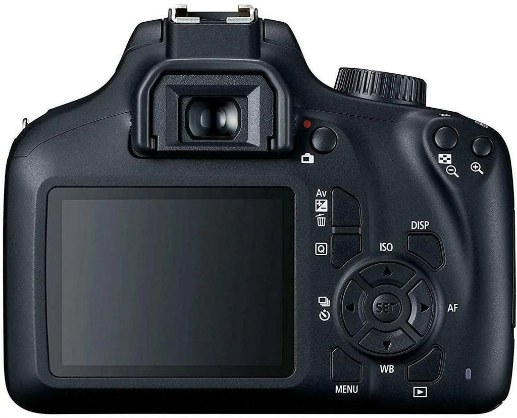 EOS Rebel T100/4000D DSLR Camera with 18-55mm f/3.5-5.6 DC III Lens