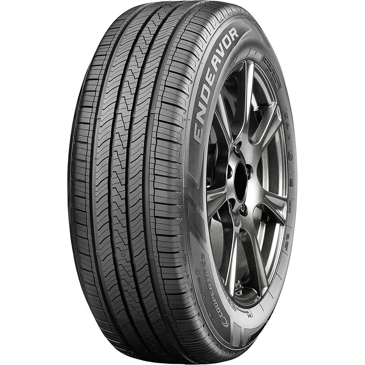 Set of 4 (FOUR) Cooper Endeavor 225/50R17 98V XL AS A/S All Season Tires Fits: 2012-15 Chevrolet Cruze LT, 2012-18  Focus Electric
