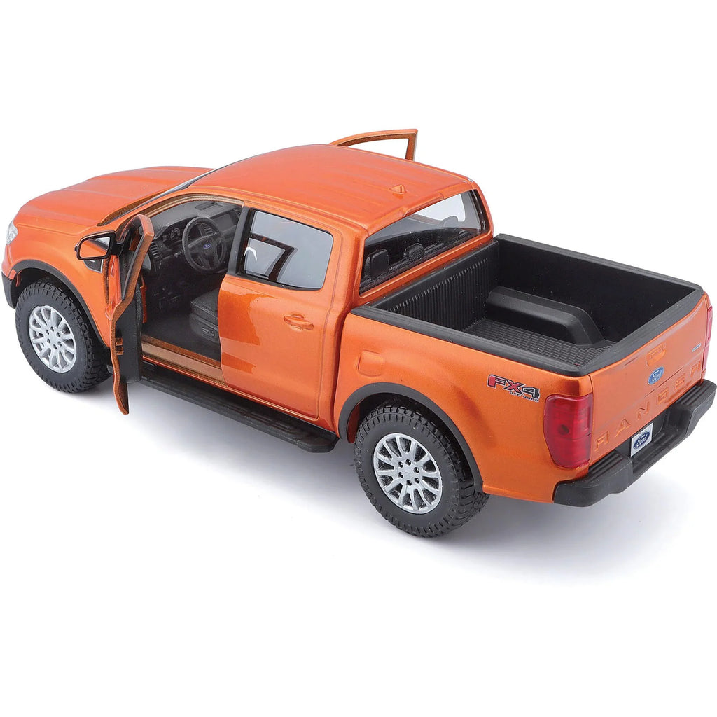 2019  Ranger Lariat Sport Pickup Truck Dark Blue Metallic 1/27 Diecast Model Car by Maisto