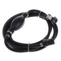 craft Motor Fuel Line Hose with Connector And Primer Bulb Outboard Motors - Black, 6.5x11mm