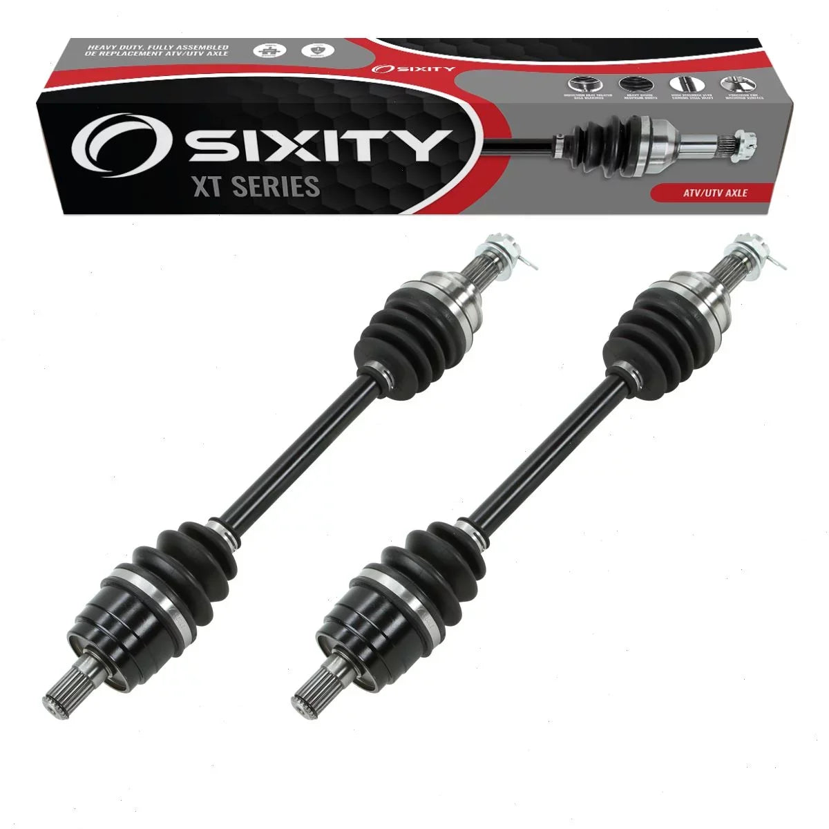 Sixity XT Rear Left & Right CV Axles appropriate with Honda TRX650 Rincon TRX680 Pair 2016 2015 2014 2013 2012 2011 2010 2009 2008 2007 2006 2005