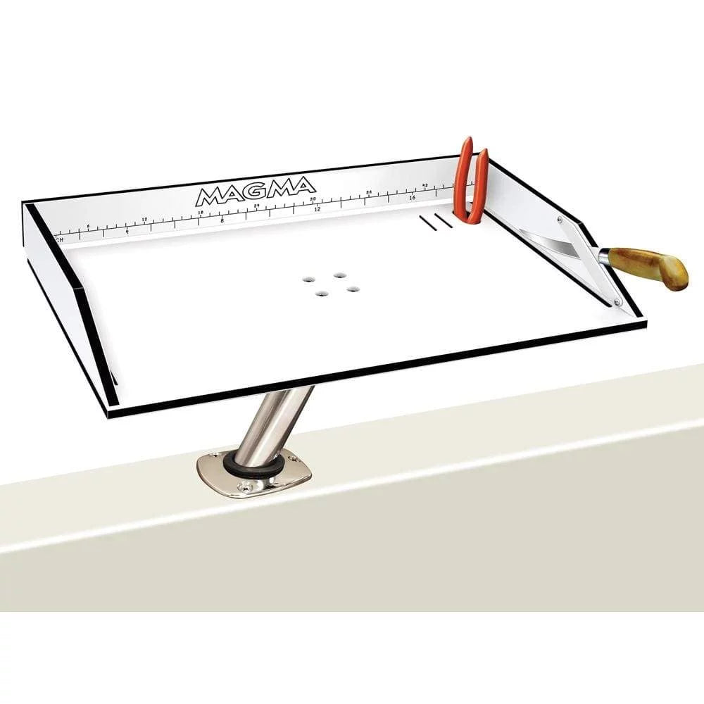 Magma Bait Filet Mate Table Levelock 20" White Black White #T10-312B