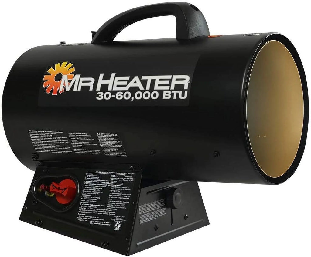 Heater MH60QFAV 60,000 BTU Portable Propane Forced Air Heater. Mr