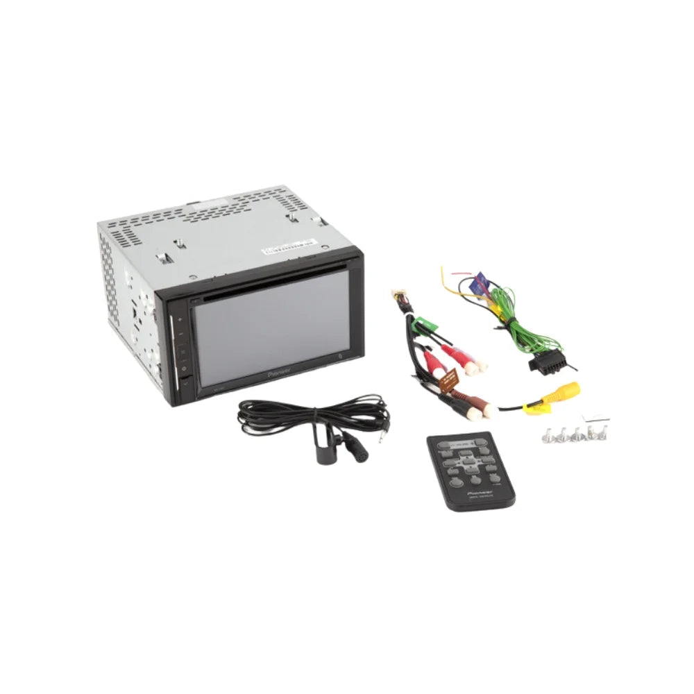 KIT4860 Bundle for 2002-2009 Chevy Trailblazer W/ Pioneer AVH-241EX Double DIN Car Stereo with Bluetooth/Backup Camera/Installation Kit/in-Dash DVD/CD AM/FM 6.2" Touchscreen Digital Media Receiver