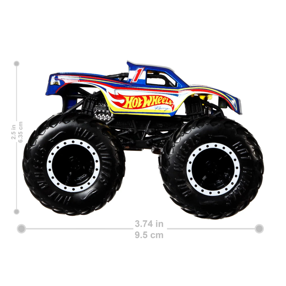 Hot Wheels Monster Trucks Motosaurus vs Mega-Wrex 1:64 Scale Demolition Doubles 2-Pack