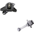 CF Advance appropriate with Hyundai 13-18 Santa Fe Sport 2.0L FWD Front Lower Torque Strut and Left Automatic Transmission Mount Set 2PCS A71092 A71094 2012 2014 2015 2016 2017 2018