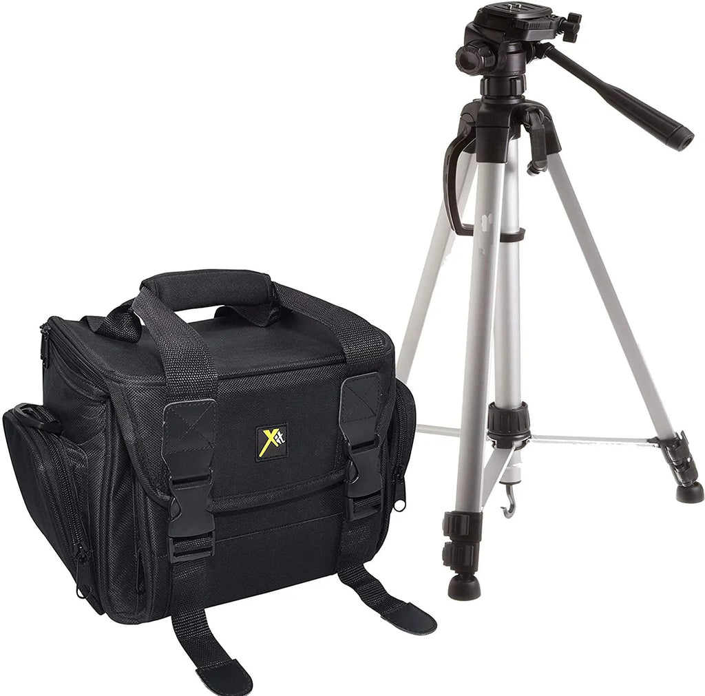 EOS 2000D DSLR Camera with 18-55mm f/3.5-5.6 Zoom Lens + 128GB Card, Tripod, Flash, and More 20pc Bundle