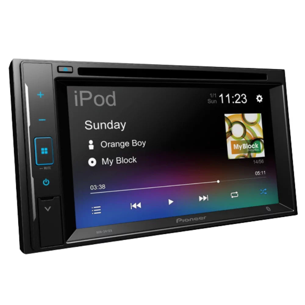 KIT4860 Bundle for 2002-2009 Chevy Trailblazer W/ Pioneer AVH-241EX Double DIN Car Stereo with Bluetooth/Backup Camera/Installation Kit/in-Dash DVD/CD AM/FM 6.2" Touchscreen Digital Media Receiver