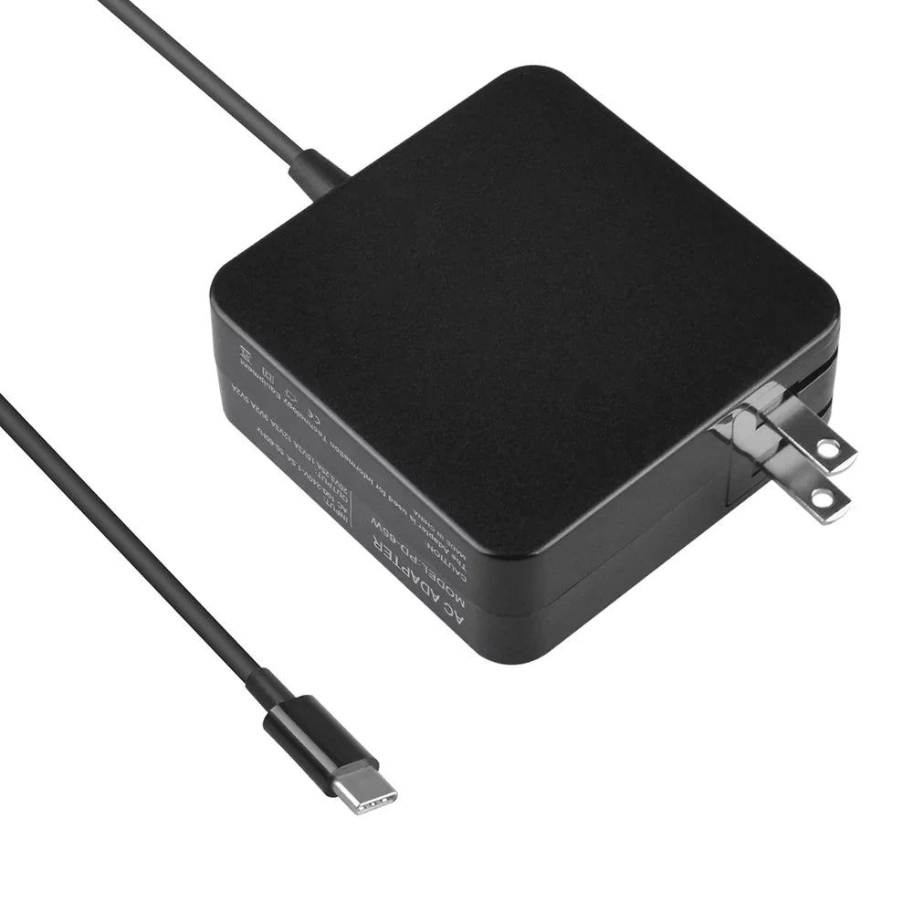 Aprelco Black 65W USB Type-C AC Charger appropriate with  Chromebook X2 :12-F040DX 12-F014DX 12-F015NR