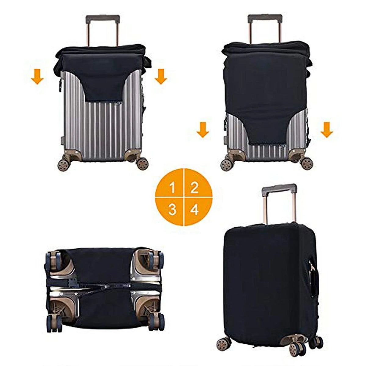 Kll Bees And Flower Luggage protector Suitcase shield Suitcase Protector-