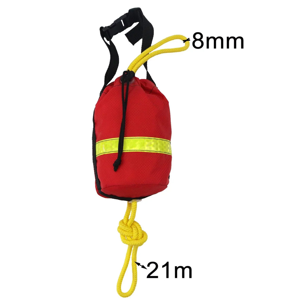 Floating Throw Bag, Throw Bag for with Rope 21M Throwing Line Yellow Throwline Rope Throw Bag for moisture Sports Boating Kayaking
