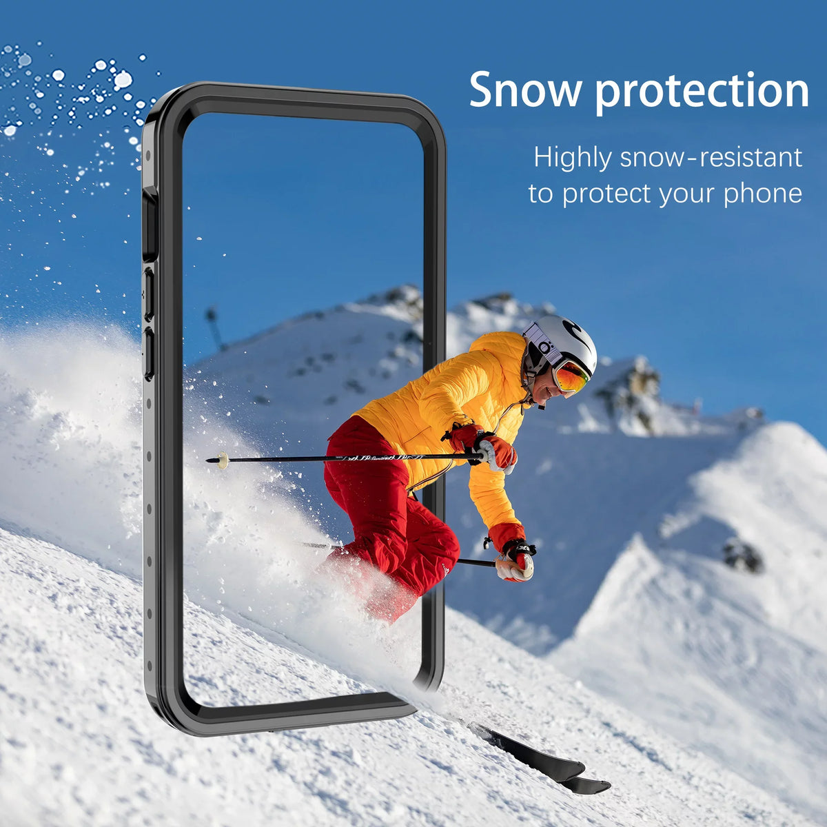 SaniMore for iPhone 14 Pro Max 6.7" 2022 Case with Built-in Screen Protector Dustproof Strong Drop protected Full Body Protective Waterproof wrap for iPhone 14 Por Max 6.7 2022, Clear