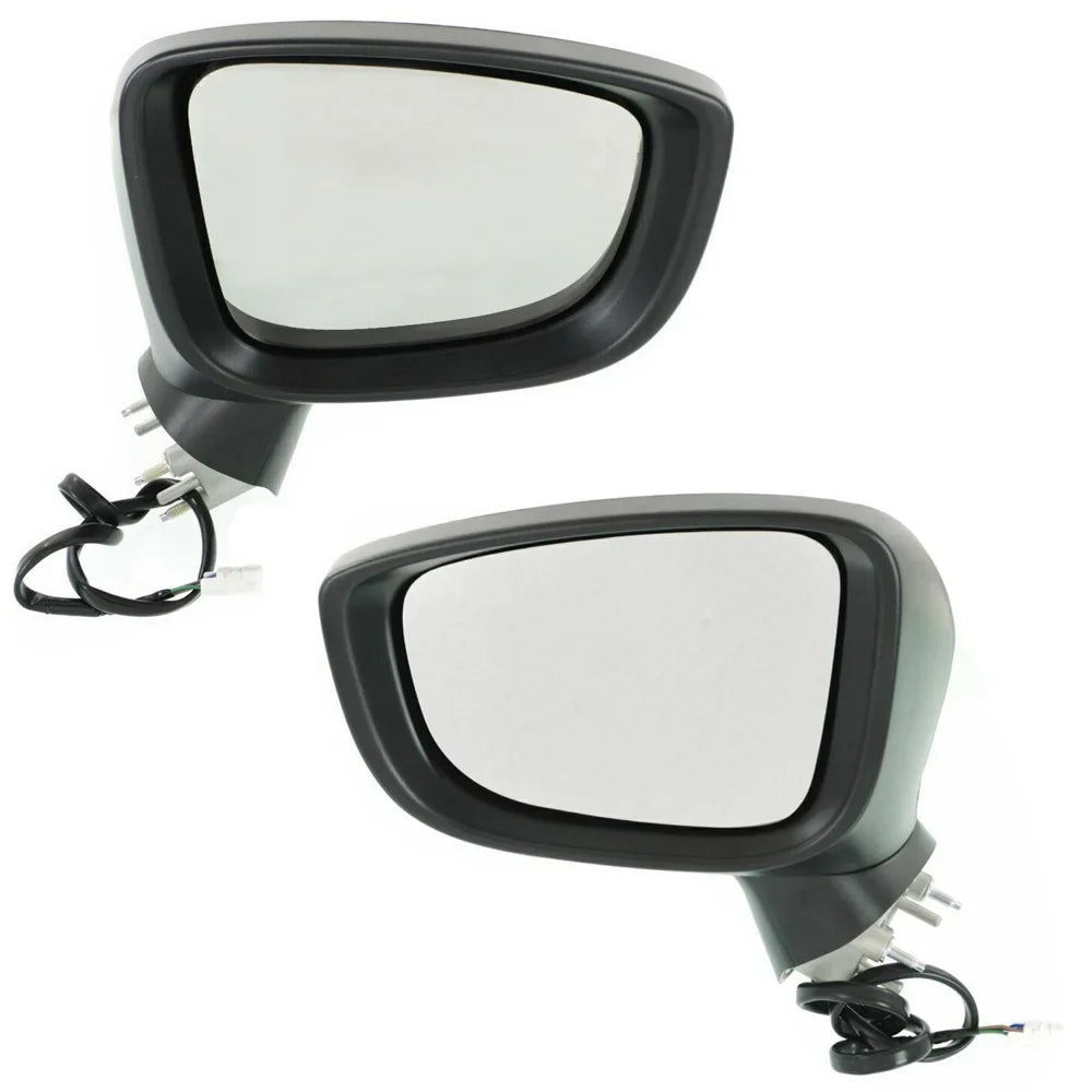New Pair Of Mirror suitable With Mazda 3 S Sport Grand Touring Gs Gx Gt Sedan Hatchback 4-Door 2.0L 2.5L 2016 By Part Number Ma1321179 Ma1320179 Bhn9-69-1N1 Bhn9-69-1N1 762405-71567-4 762405-71568-1