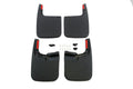 Red Hound Auto suitable with  (2017-2020 F-250 F-350 Super Duty) Mud Flaps Splash Guards Front and Rear Molded 4pc Full Set (for Vehicles Without Fender Trim)