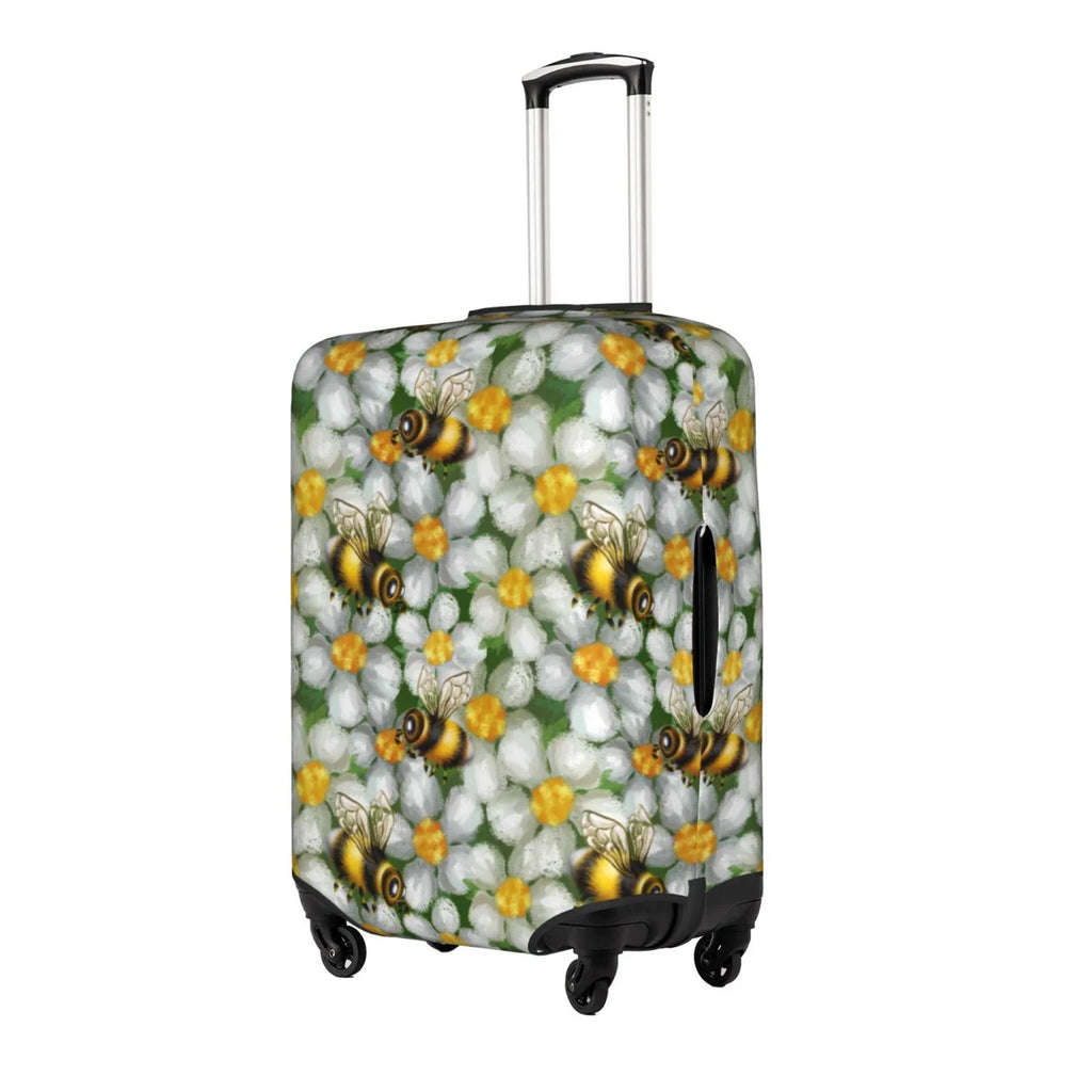 Kll Bees And Flower Luggage protector Suitcase shield Suitcase Protector-