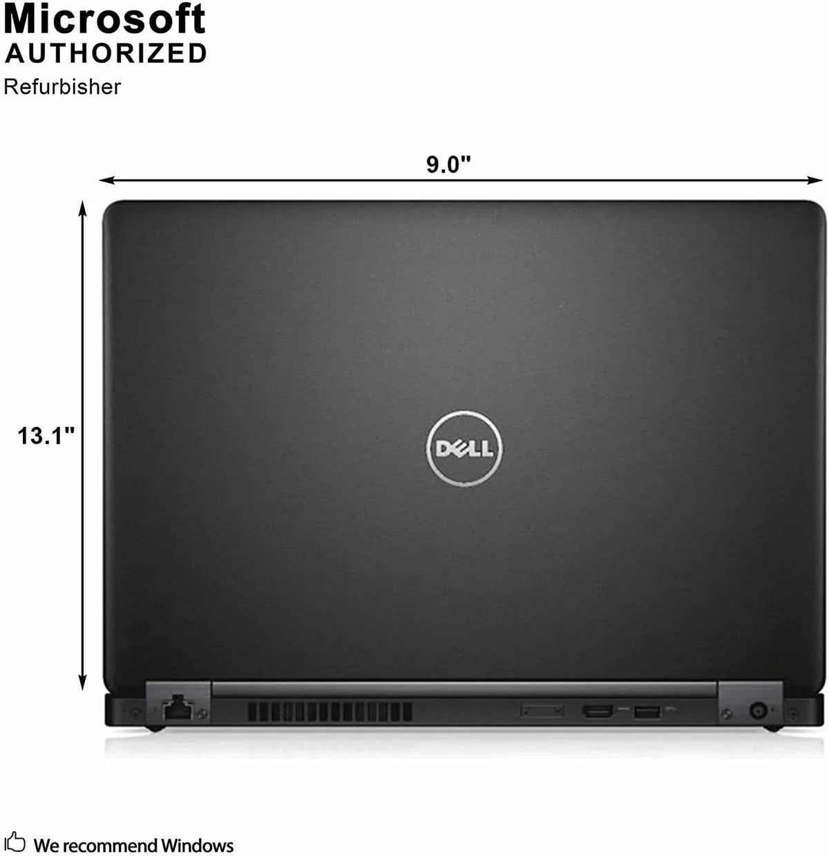 USED  Latitude 5480 Business Laptop, 14.0'' HD (1366 x 768) Non-Touch,  6th Gen Core i5-6300U, 16GB RAM, 256GB SSD,  HD 520 Graphics, Windows 10 Pro