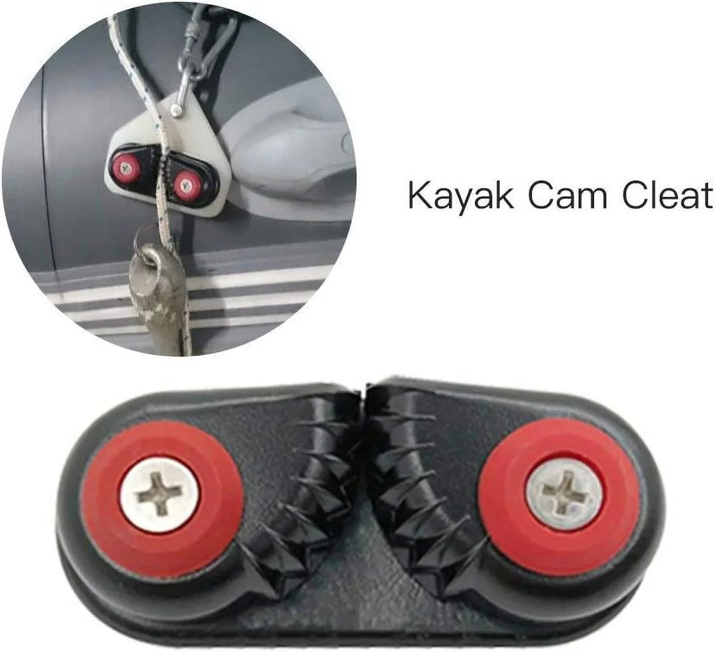 Lixada 2PCS Kayak Cam Cleat vessel Canoe Sailing ship Dinghy Aluminum Cam Cleats Fast Entry Kayak Cleats