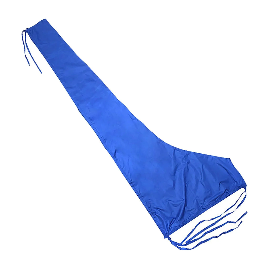 600D Mainsail protector, craft protector, Dustproof protector Sail shield Snow wrap Adjustable Strap Thickened Oxford Cloth Blue , 12 FT 11 to 12 FT