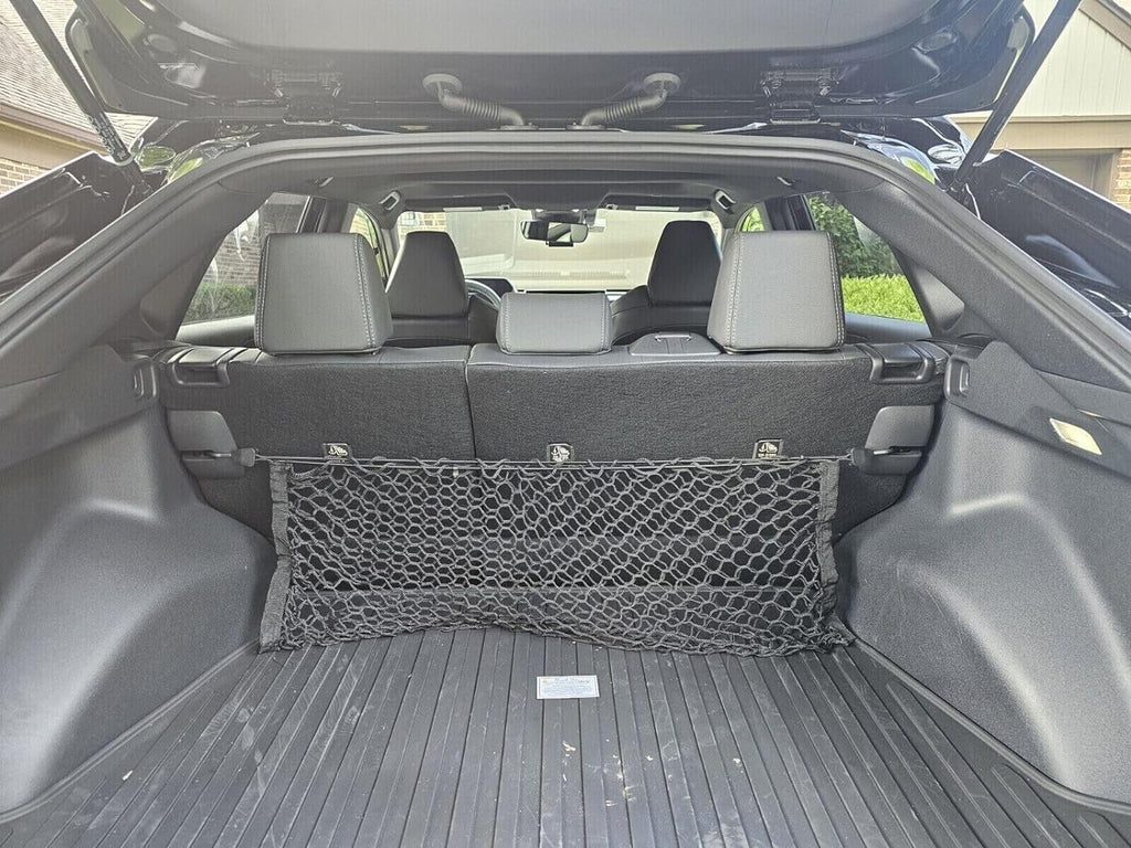 EACCESSORIES EA(2 Qty)Trunk Organizer Cargo Nets for  bZ4X 2023-2024 – Envelope Style Cargo Nets for SUV – Premium Mesh Car Trunk Organizer Vehicle Carrier Storage – appropriate with  bZ4X