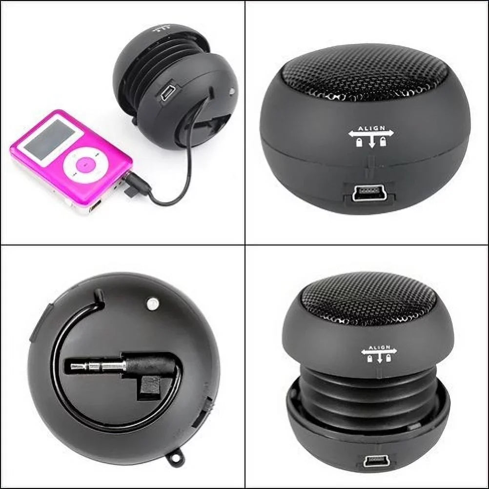 Wired Black Portable Universal Loud Speaker Multimedia Audio System Rechargeable Y7W suitable With  V30, K8, G4, Aristo, G5, Q6, K30, X Venture, V50 ThinQ 5G, V40 ThinQ, V35 ThinQ, Power