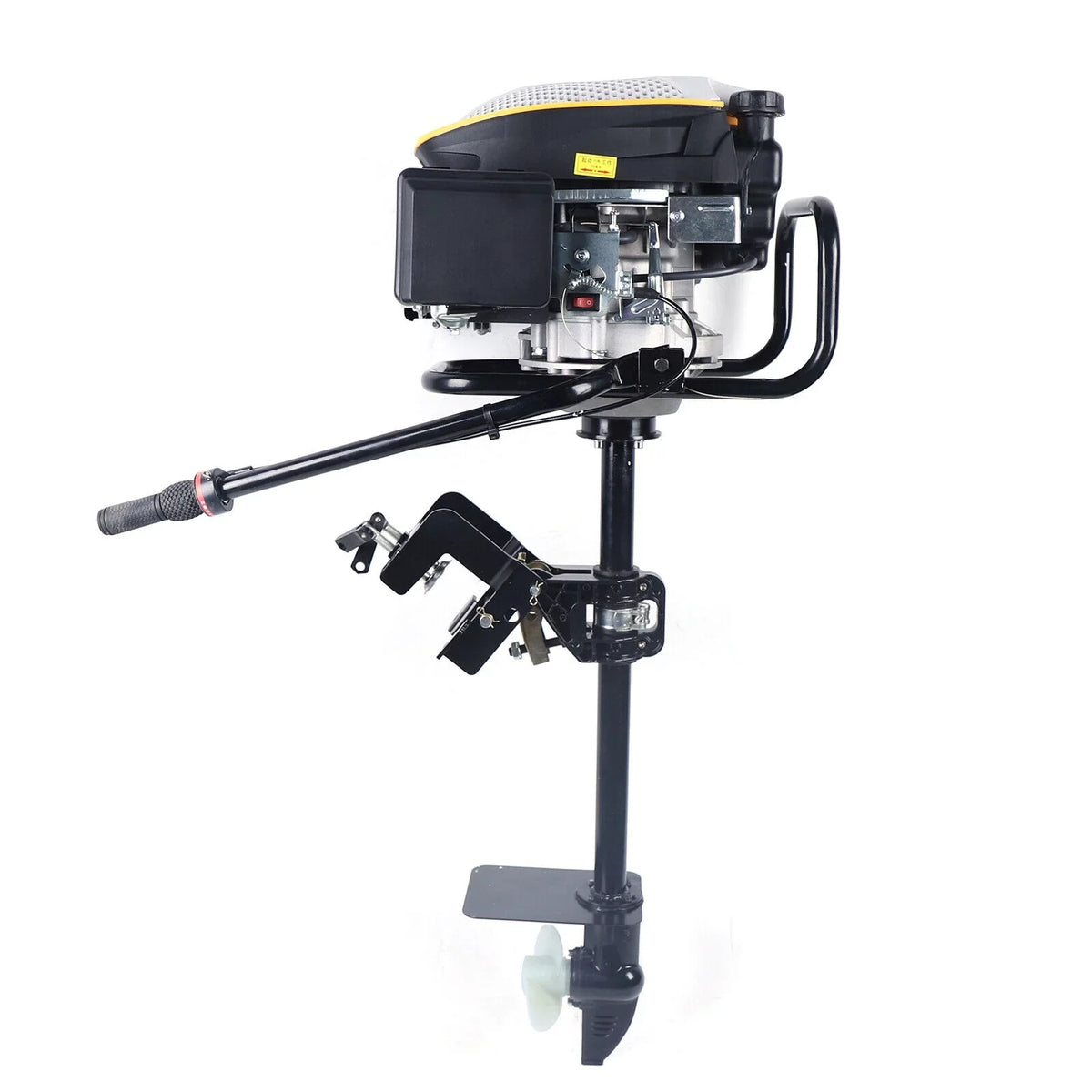 Miumaeov 4 Stroke 9  Outboard Motor 225 CC Fishing ship Engine Air Cooling Single Cylinder Heavy Duty craft Engine Marine Engine with TAS Ignition System 3600 r/min