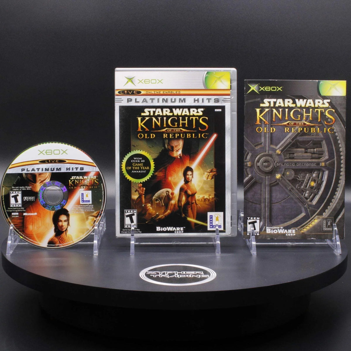 Star Wars: Knights of the Old Republic [Platinum Hits] | Xbox | 2003 | Tested