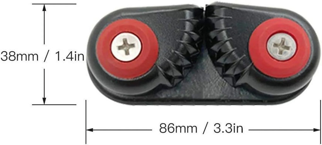 Lixada 2PCS Kayak Cam Cleat vessel Canoe Sailing ship Dinghy Aluminum Cam Cleats Fast Entry Kayak Cleats