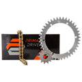 Primary Drive Alloy Kit & Gold X-Ring Chain Silver Rear Sprocket For YAMAHA YZ125X 2020-2022