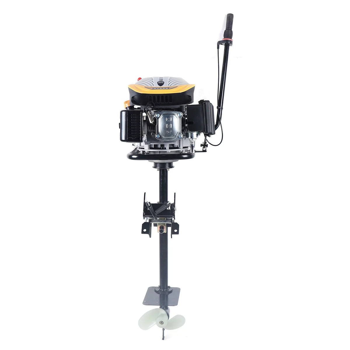 Miumaeov 4 Stroke 9  Outboard Motor 225 CC Fishing ship Engine Air Cooling Single Cylinder Heavy Duty craft Engine Marine Engine with TAS Ignition System 3600 r/min