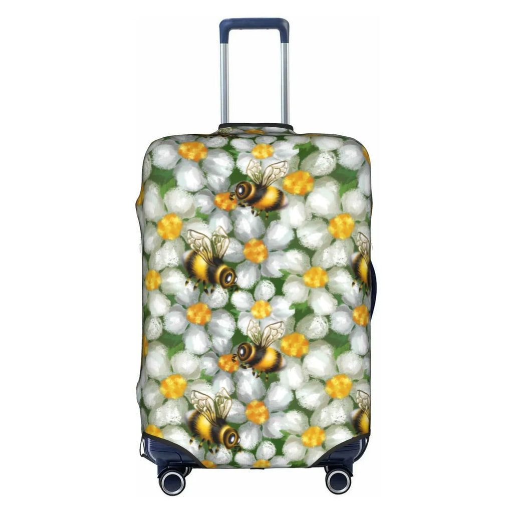 Kll Bees And Flower Luggage protector Suitcase shield Suitcase Protector-