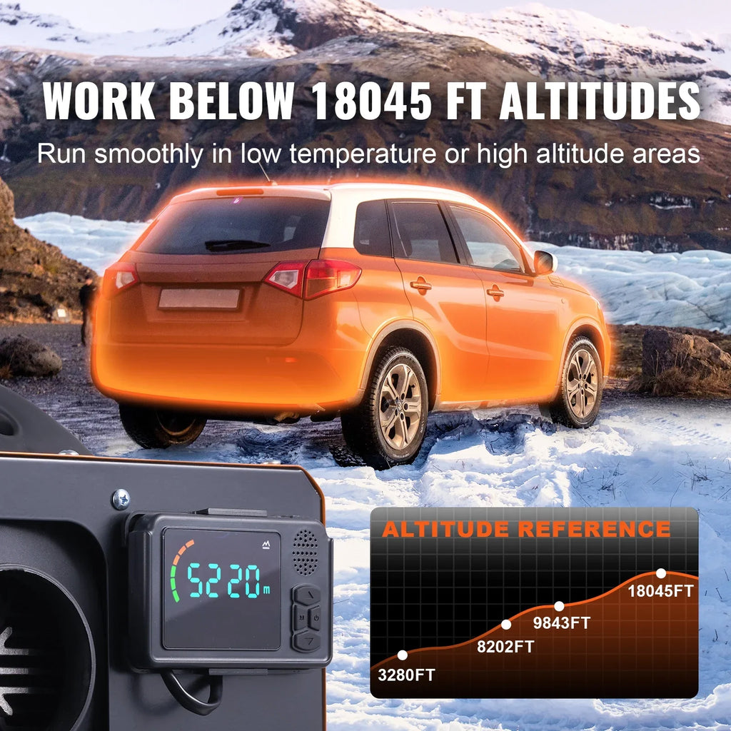 SKYSHALO 8kW Diesel Air Heater, Bluetooth App Controlled All-in-One Diesel Heater with Auto Height Adjustment, Remote Control and LCD, Portable Parking Heater for Home RV Trailer Camper Van vessel