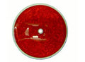 Reflector - Center Hole Mount - Red (400 Pack). Cortina 13-099-32 3-3/8" Dia