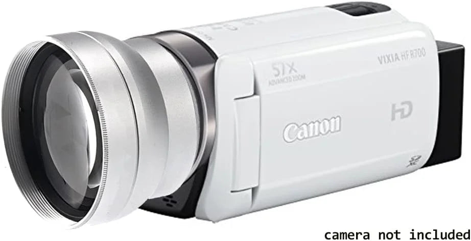 Wide Angle Lens for  VIXIA HF R70, HF R72, HF R700, HF R80, HF R82, HF R800