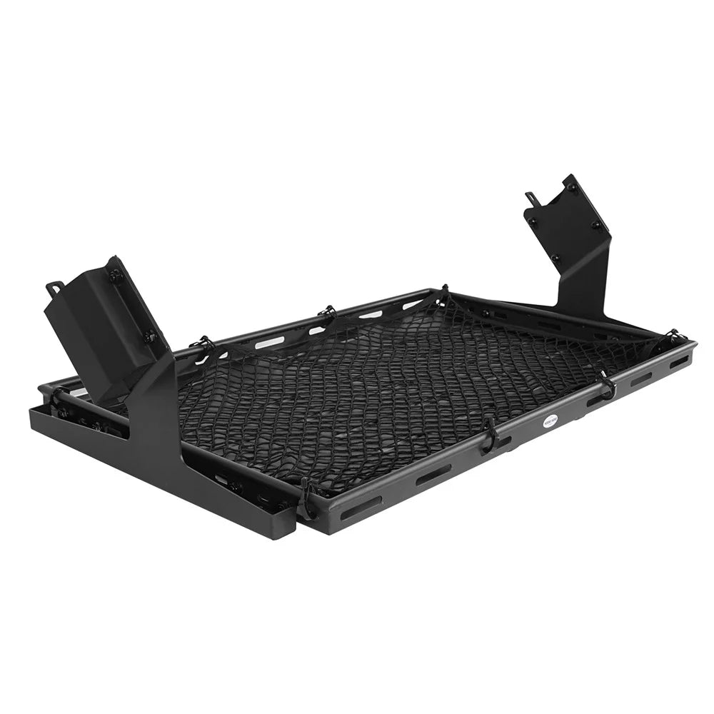 Hooke Road Rear Cargo Basket Rack Luggage Box Fit  Bronco 2021-2023 4-Door Black