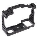 Htovila Camera Cage Aluminum Alloy Video Cage Replacement for  A7M3 A7R3 A9 Mirrorless Camera with Cold Shoe Mount 1/4 Inch & 3/8 Inch Screw Holes