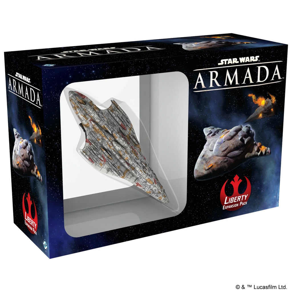 Star Wars Armada: Liberty Class Cruiser Expansion Miniature Game for Ages 14 and Up, from Asmodee