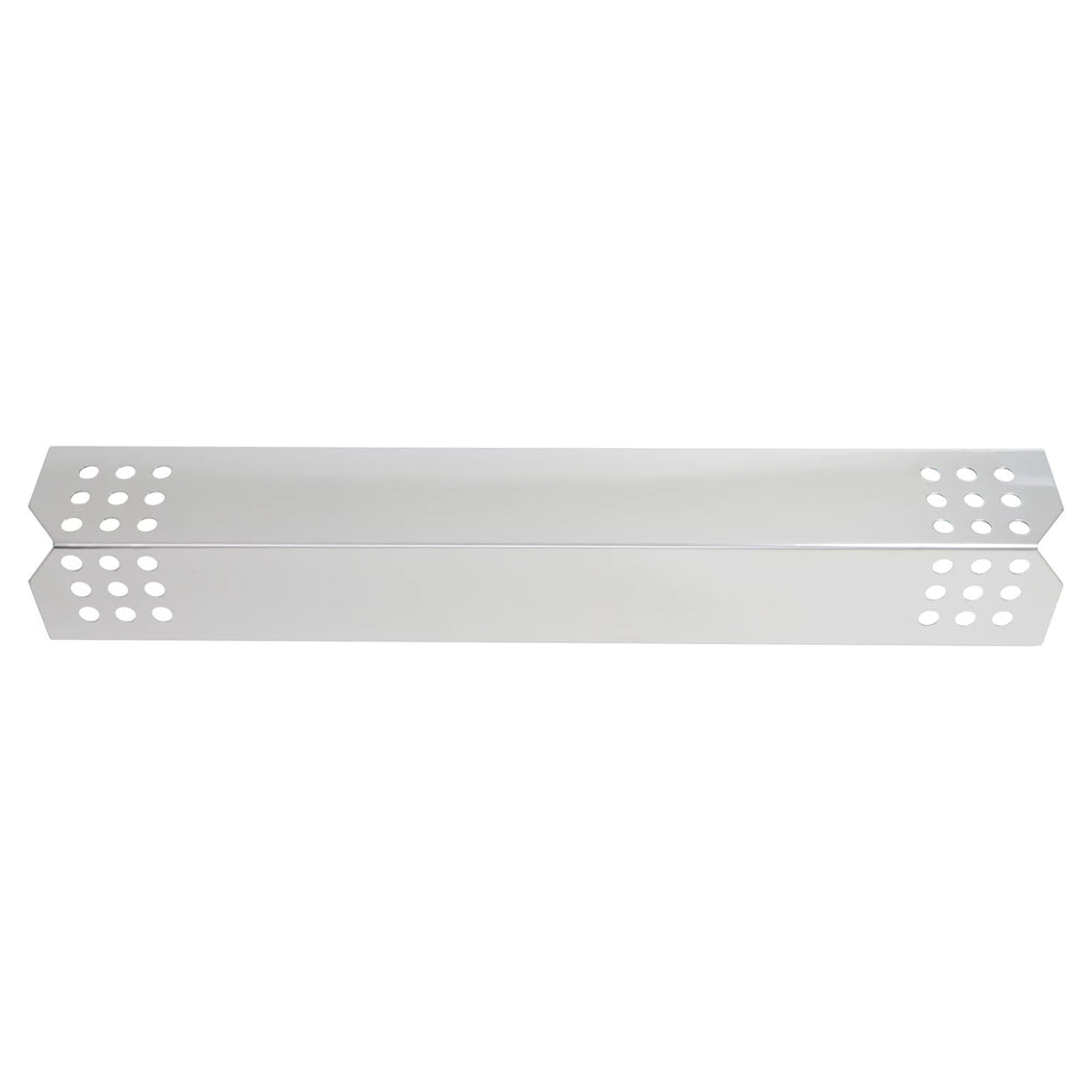 2-Pack BBQ Grill Heat Shield Plate Tent Replacement Parts for Nex 720-0336D - appropriate Barbeque Stainless Steel Flame Tamer, Guard, Deflector, Flavorizer Bar, Vaporizer Bar, Burner protector 16 1/8"