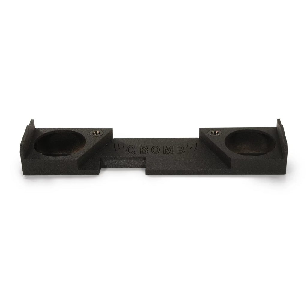 QPower QBGMC10 2014 DCAB Underseat Downfire 10 Inch 2 Hole Subwoofer Box