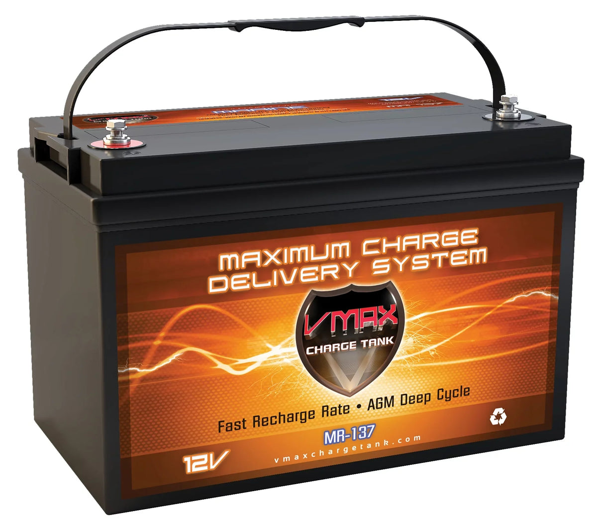 Transom Mount Digital 09MT 12V 45lb Trolling Motor. VMAX MR137-120 12V 120Ah AGM Deep Cycle Marine Battery for MotorGuide R3-45SW Hand Cont