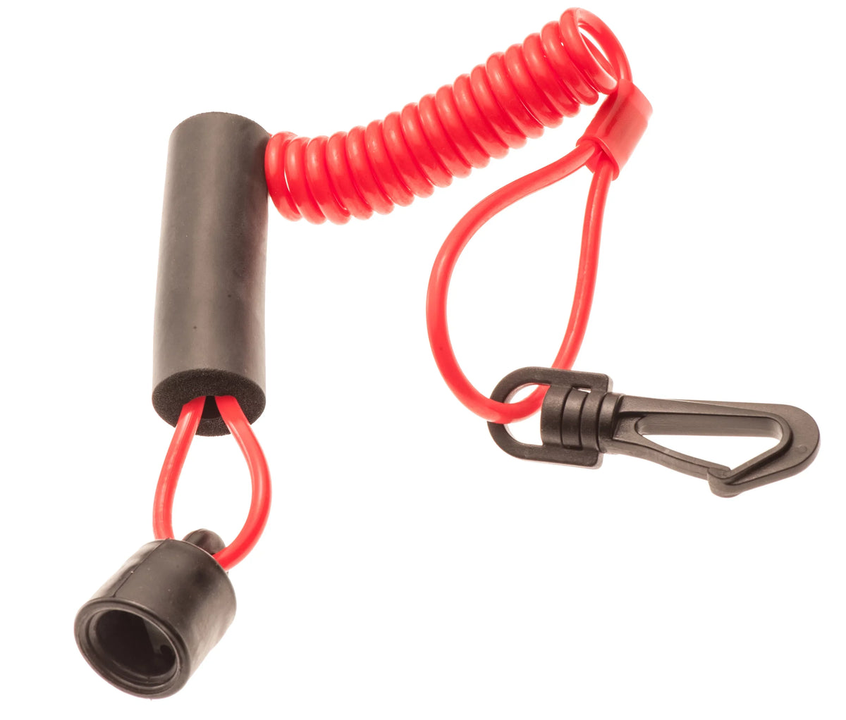Sea Doo Dess Ignition Key Cap & Floating Lanyard Tether Red 278002199 Programmable