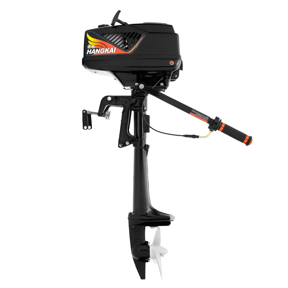 HANGKAI 2 Stroke 3.6  Outboard Motor Fishing vessel Engine aqua Cooling CDI Outboard vessel Motor 90cm/35.4in