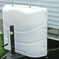 Camco 40542 - Polar White Polyethylene Heavy Duty protector for Dual 20 or 30 lbs Tanks