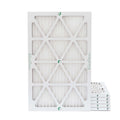 Actual Size: 11-1/2 x 24-1/2 x 7/9. 6 Pack of 12x25x1 MERV 13 Pleated Air Filters by Glasfloss