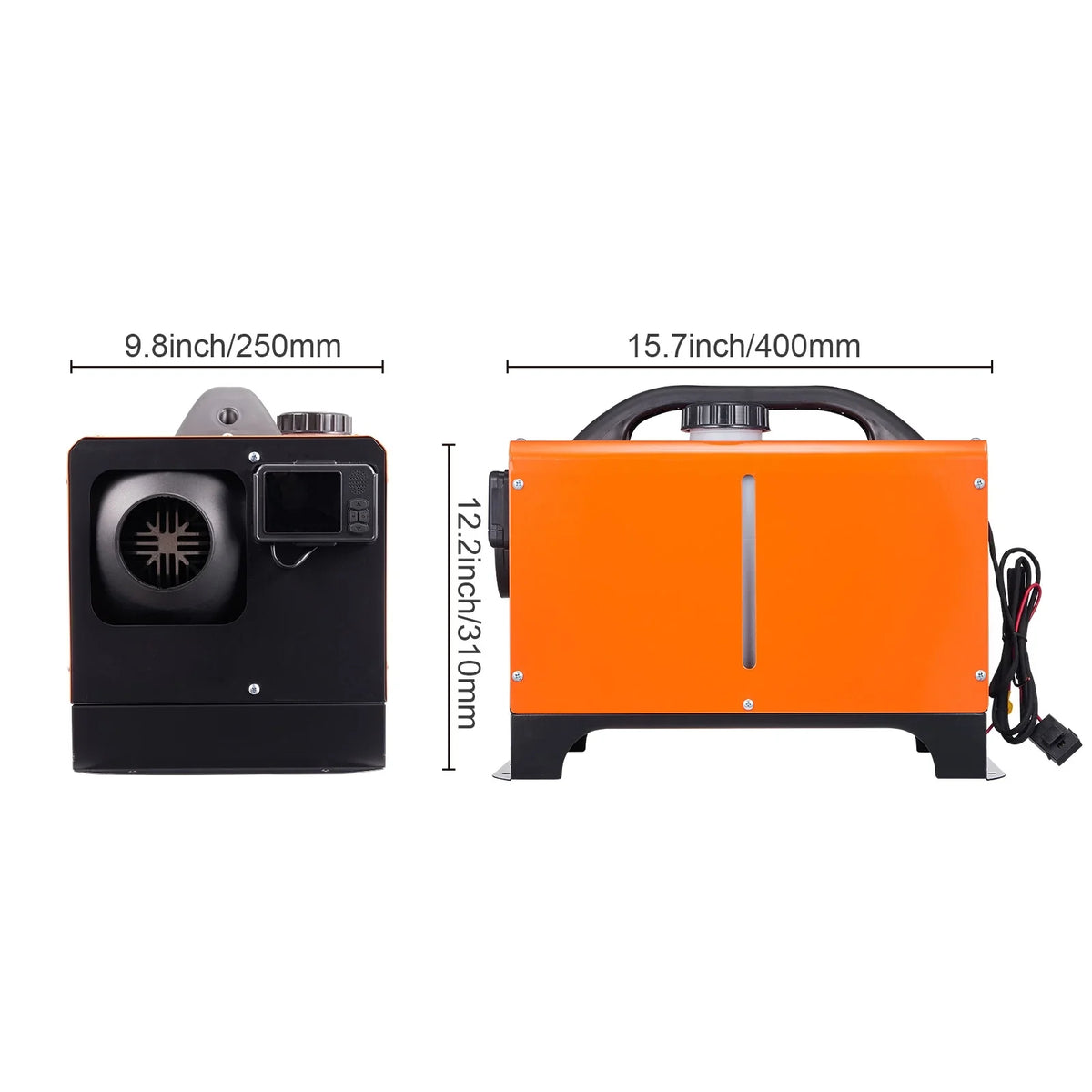 SKYSHALO 8kW Diesel Air Heater, Bluetooth App Controlled All-in-One Diesel Heater with Auto Height Adjustment, Remote Control and LCD, Portable Parking Heater for Home RV Trailer Camper Van vessel